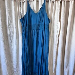 Torrid Teal Lace Maxi